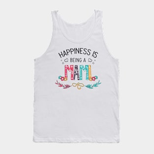 Happiness Is Being A Mami Wildflowers Valentines Mothers Day Tank Top
